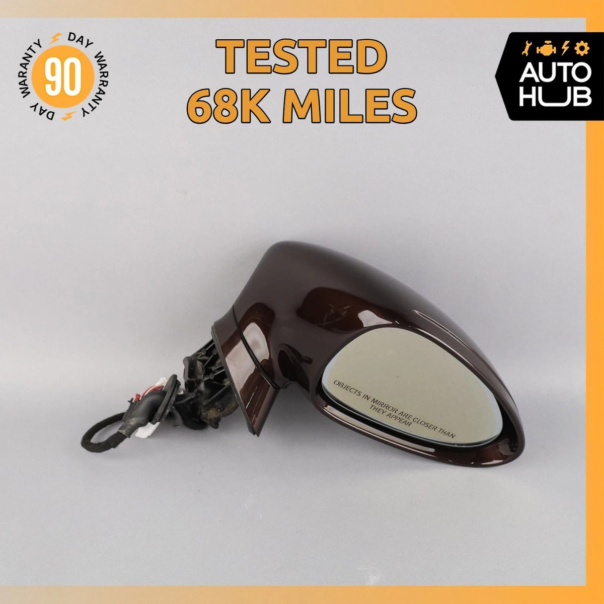 10-13 Porsche Panamera 970 Right Side Rear View Door Mirror OEM 68k - photo 1