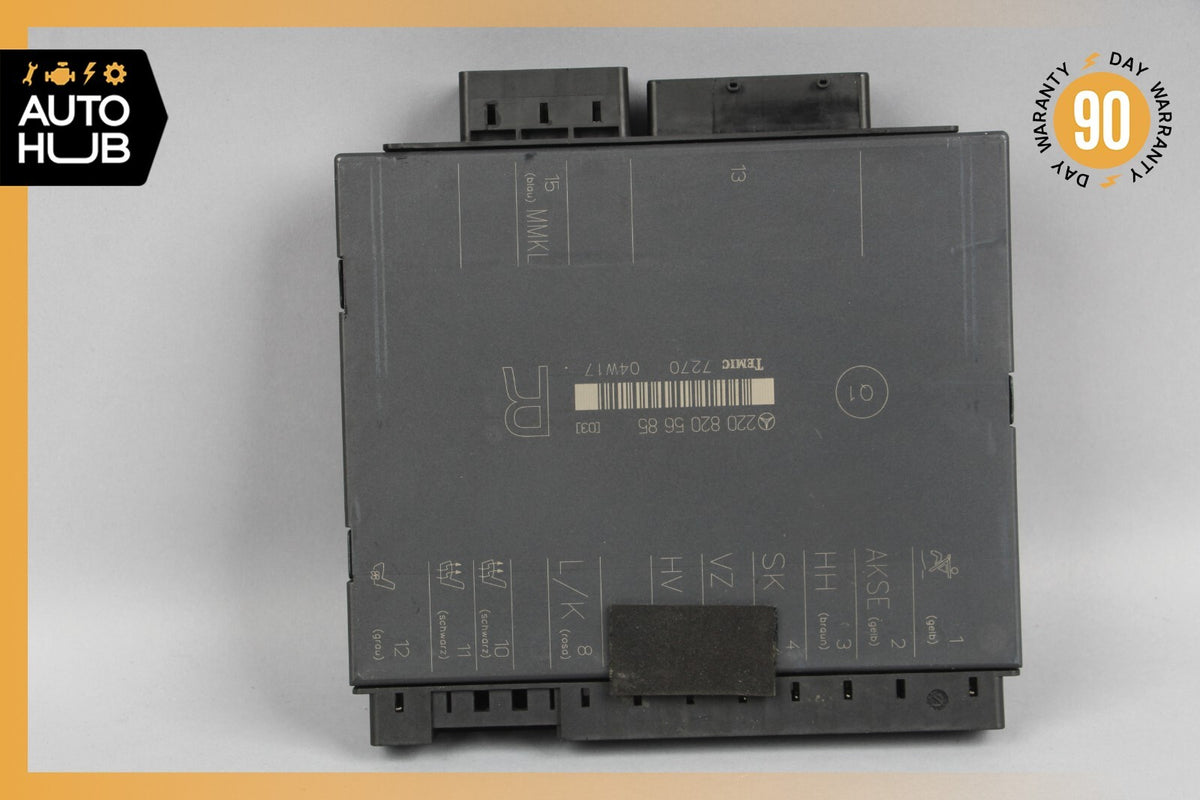 03-06 Mercedes W220 S55 S600 S500 Seat Control Module Front Right 2208205685 OEM - photo 10