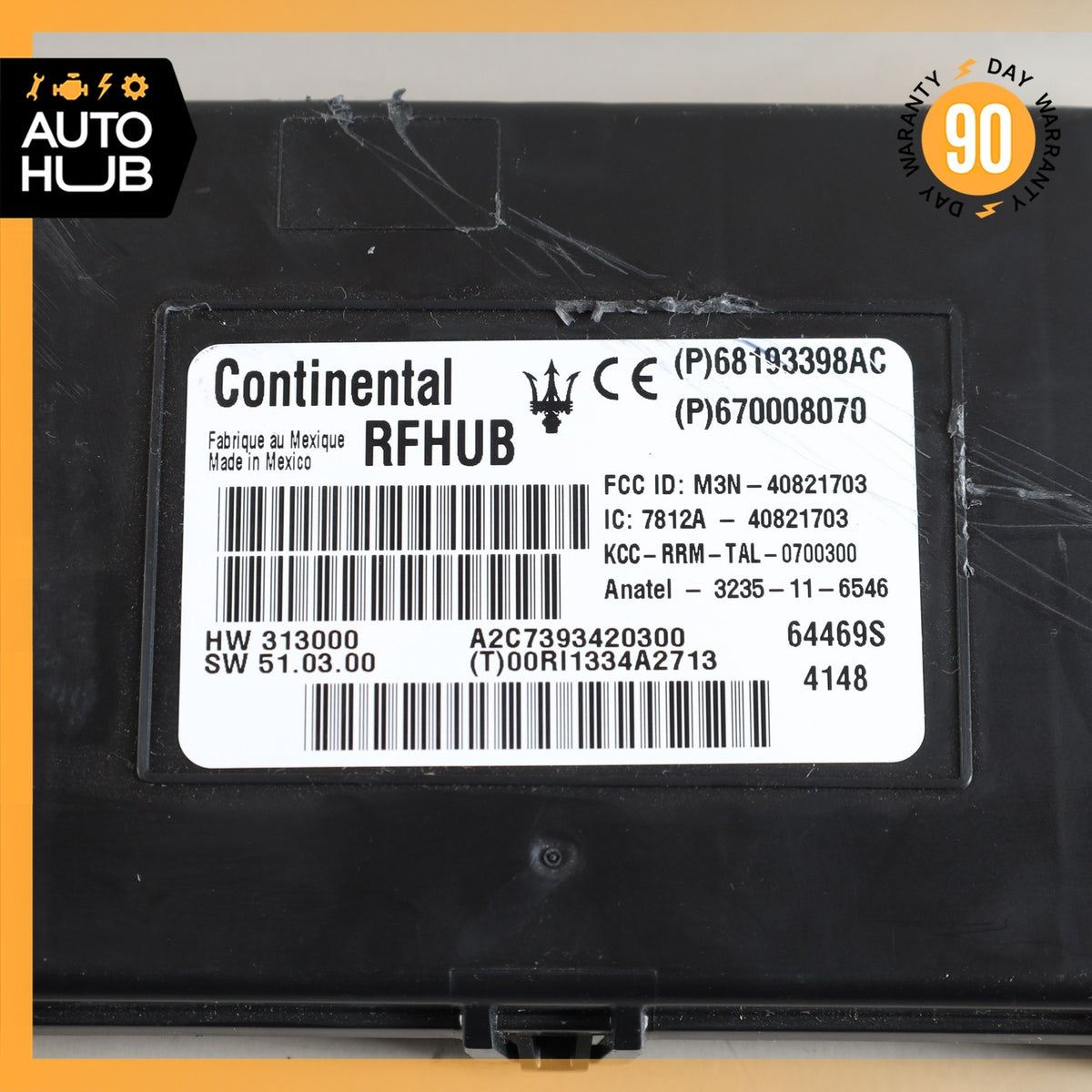 14-17 Maserati Quattroporte M156 SQ4 Keyless Entry RF Hub Control Module ECU OEM - photo 9