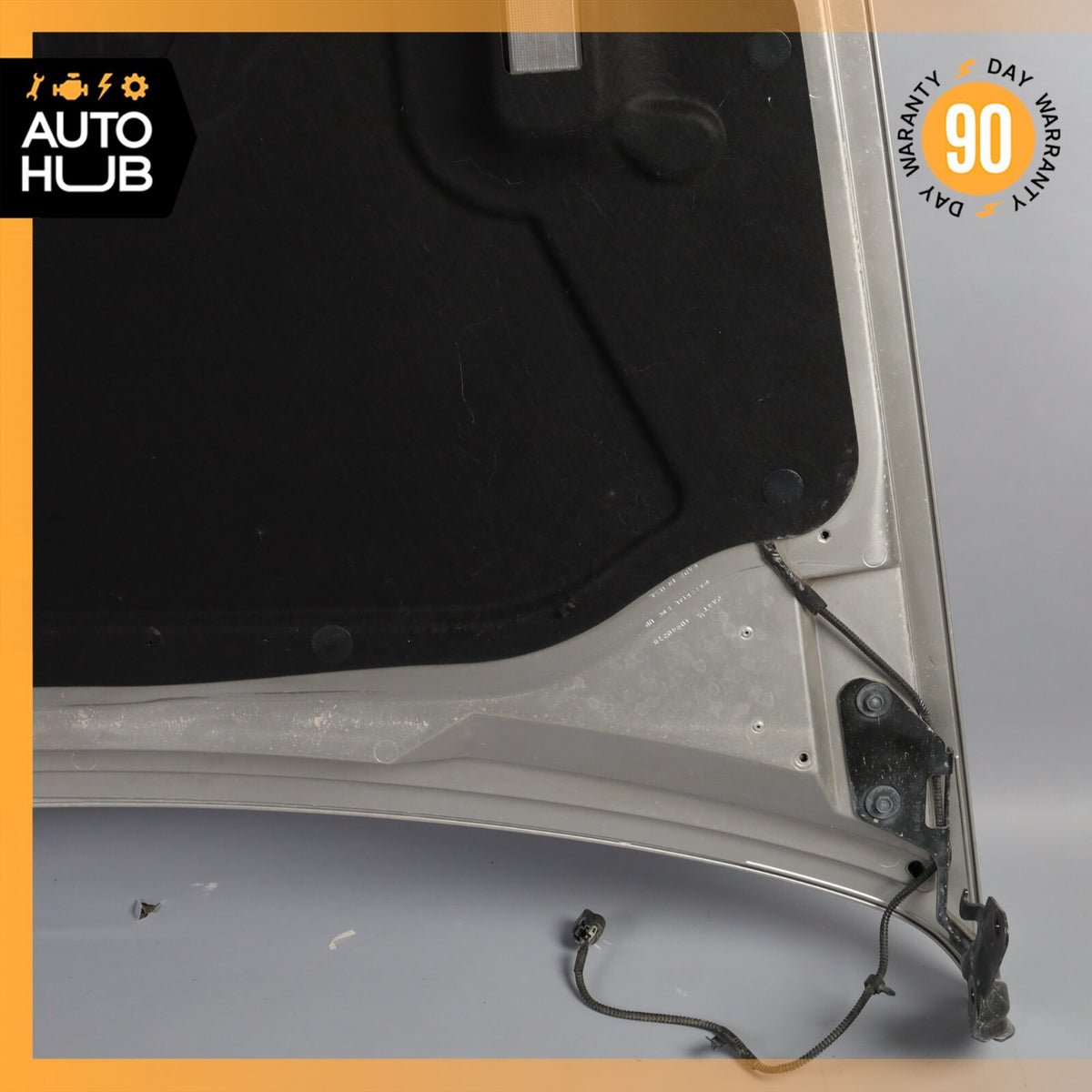 04-08 Cadillac XLR Hood Cover Panel Assembly Light Tarnished Silver OEM 69k - photo 18