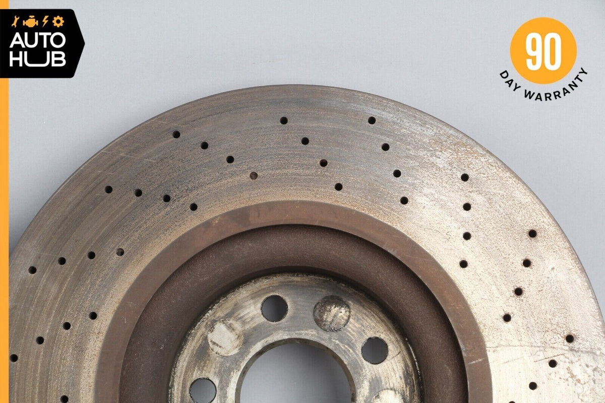 Mercedes W218 CLS550 Front Left & Right Drilled Disc Brake Rotors Set of 2 OEM - photo 10