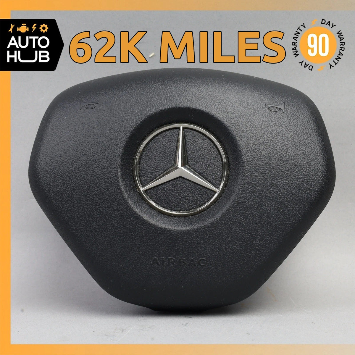 12-17 Mercedes W242 B250e SLK250 E400 Driver Steering Wheel Airbag Black OEM - photo 1