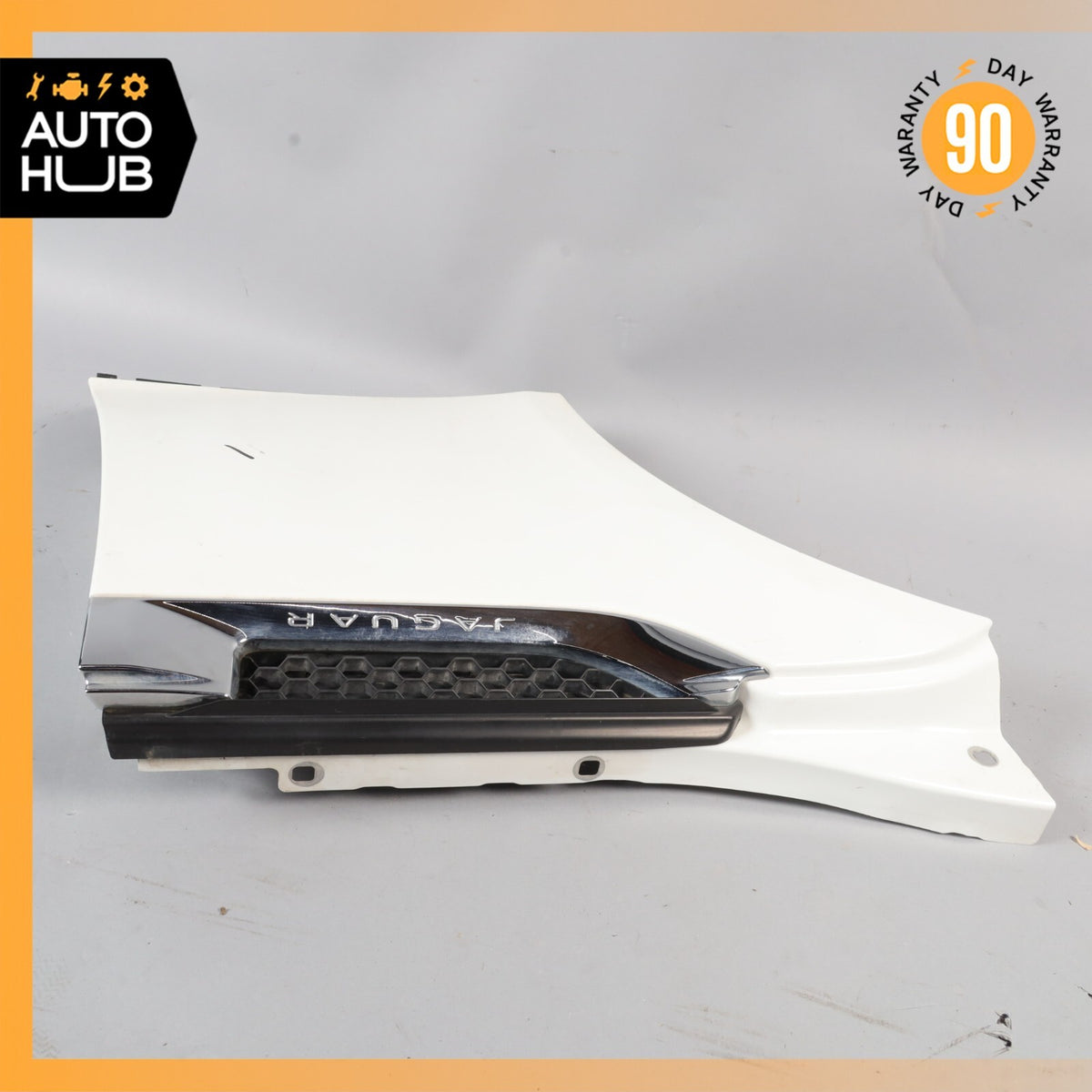 14-24 Jaguar X152 F-Type Front Left Driver Side Fender Wing Panel White OEM - photo 11
