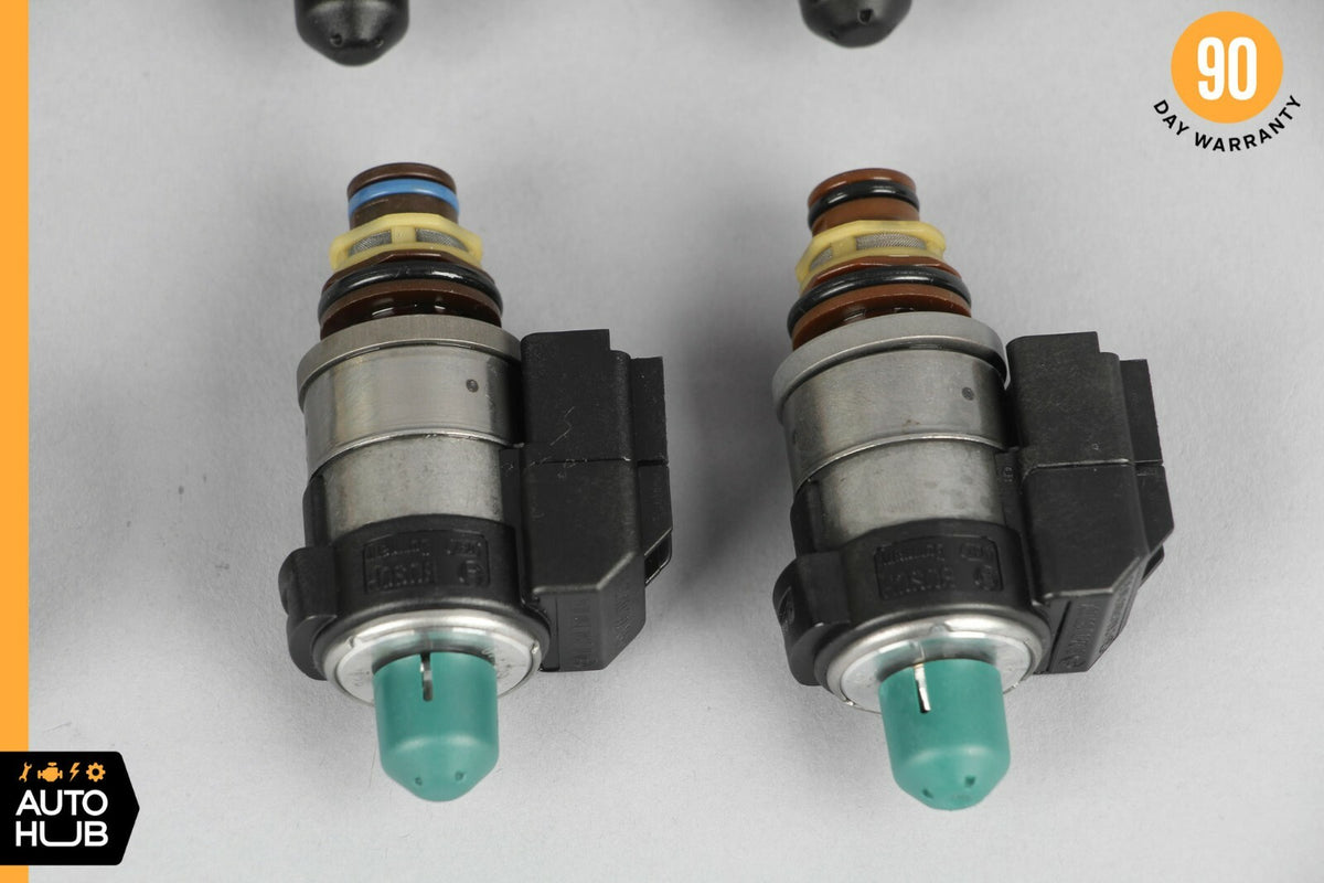 Mercedes S500 CL550 722.9 Transmission Solenoid Valve Blue & Black Caps Set of 8 - photo 7