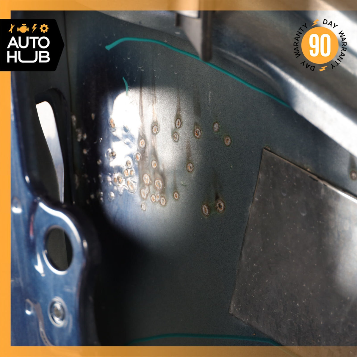 11-18 Porsche Cayenne 958 Front Right Passenger Side Door Shell Blue OEM - photo 22