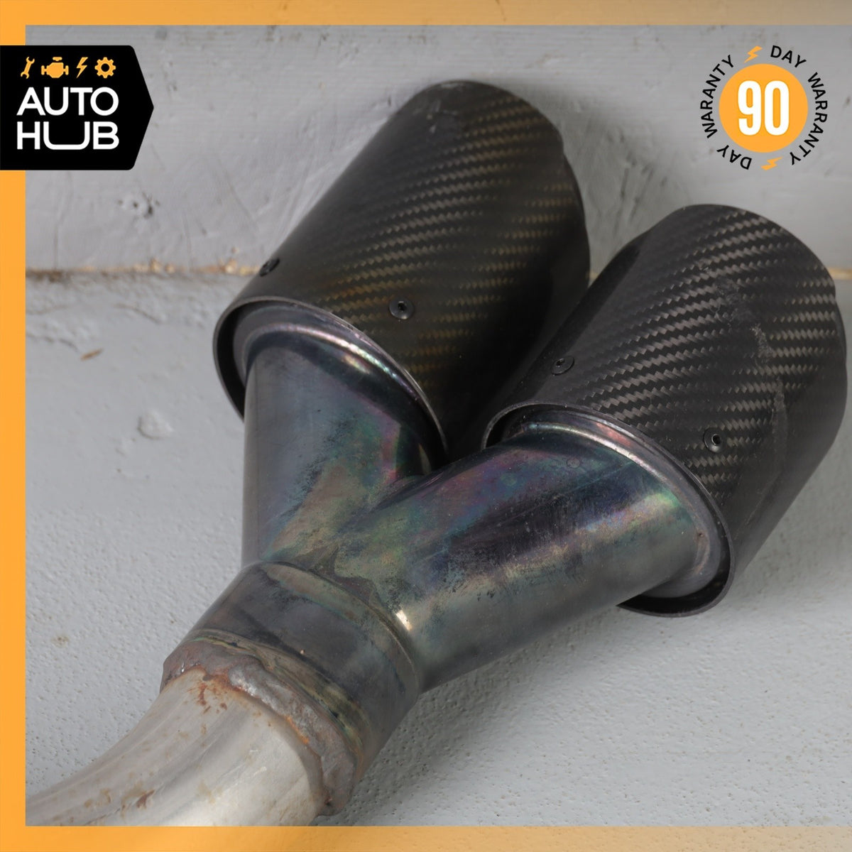BMW F32 428i 328i Exhaust Pipe Tips Carbon Fiber Aftermarket - photo 11