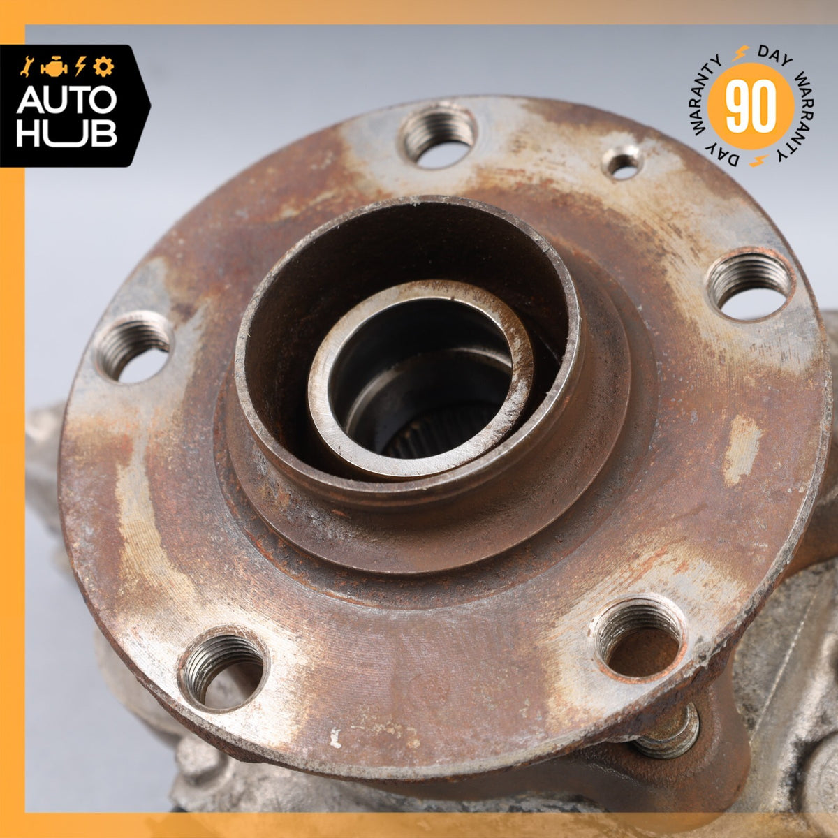 03-13 Bentley Continental Flying Spur Rear Left Side Spindle Knuckle Hub OEM 80k - photo 2