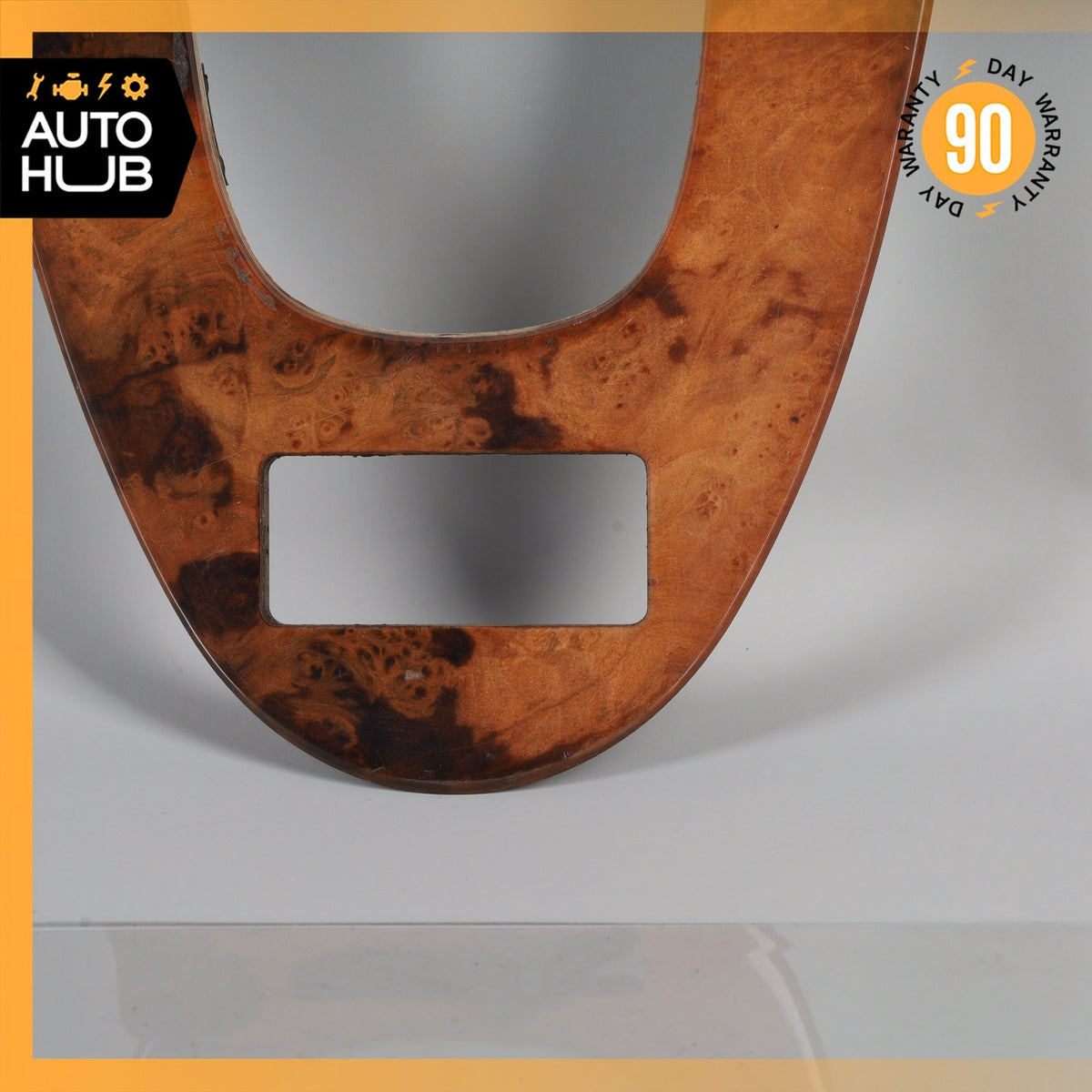 05-09 Mercedes W209 CLK350 CLK500 Center Console Trim Cover Wood OEM - photo 4