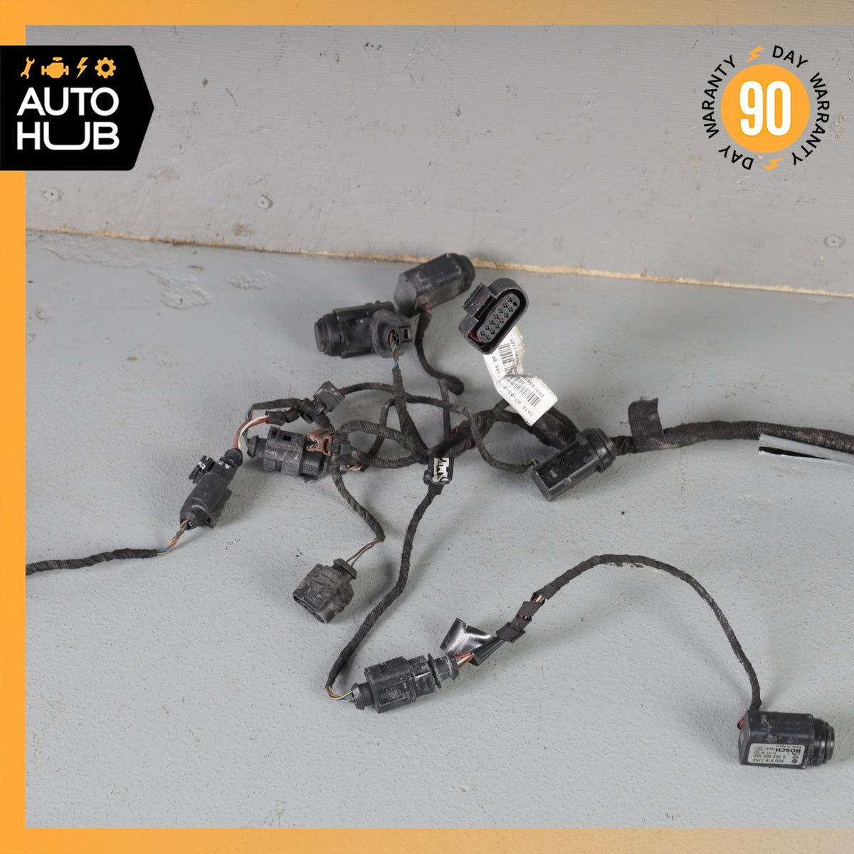 Bentley Continental GTC GT Front Bumper Parking Sensor Wire Harness PDC OEM 40k - photo 19