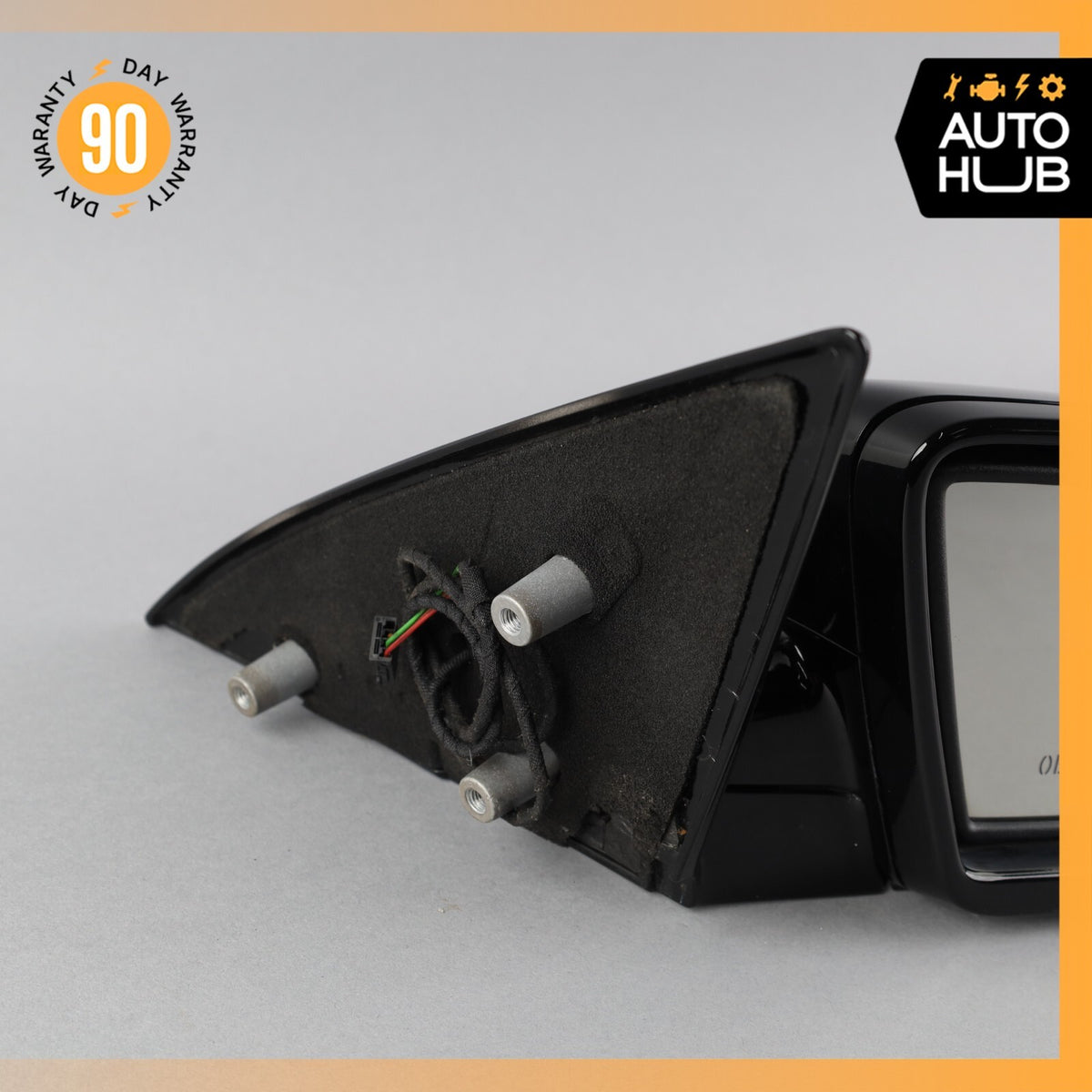 06-10 BMW E64 650i Right Passenger Side Rear View Door Mirror Jet Black OEM 71k - photo 6