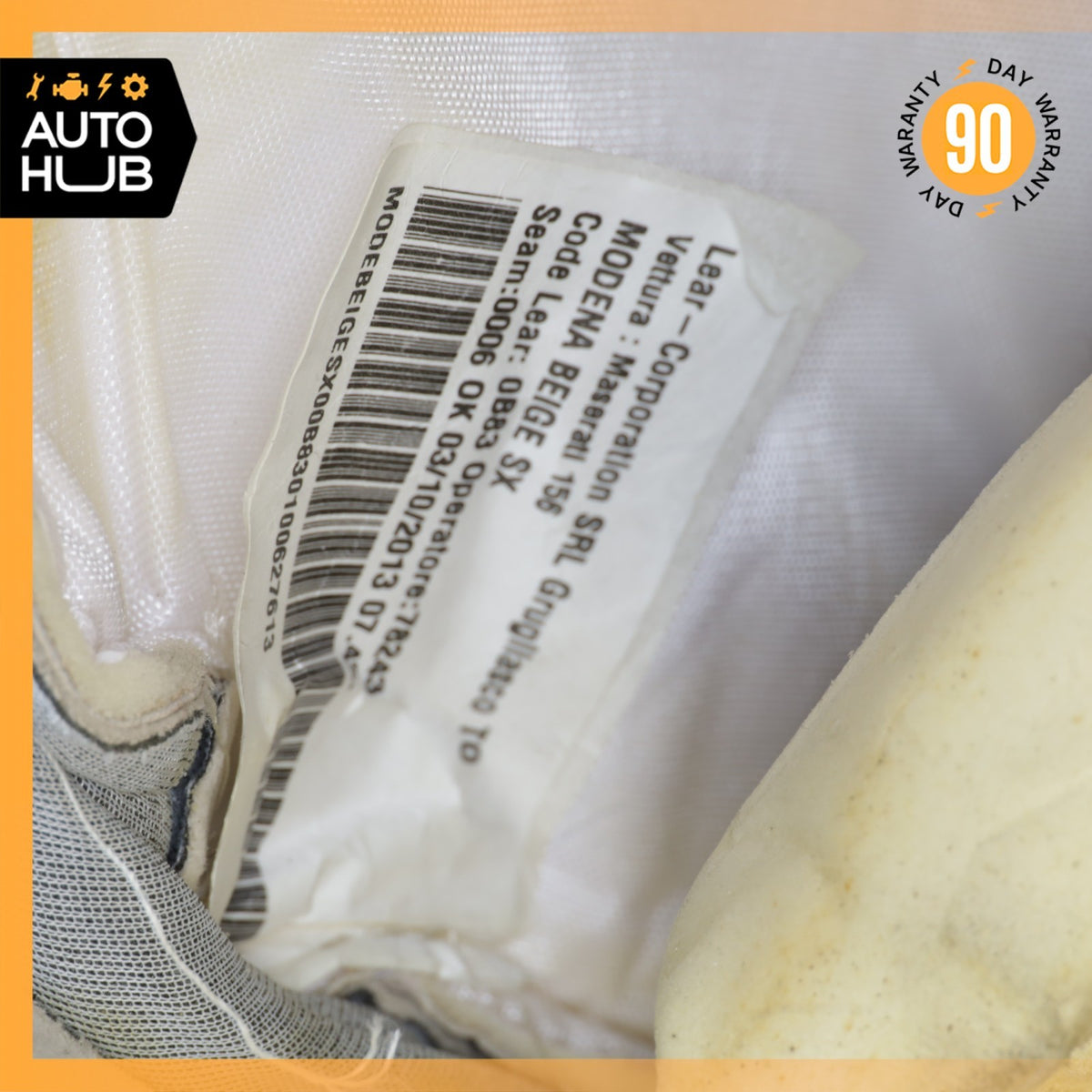14-17 Maserati Quattroporte M156 GTS Front Left Side Top Upper Seat Cushion OEM - photo 16