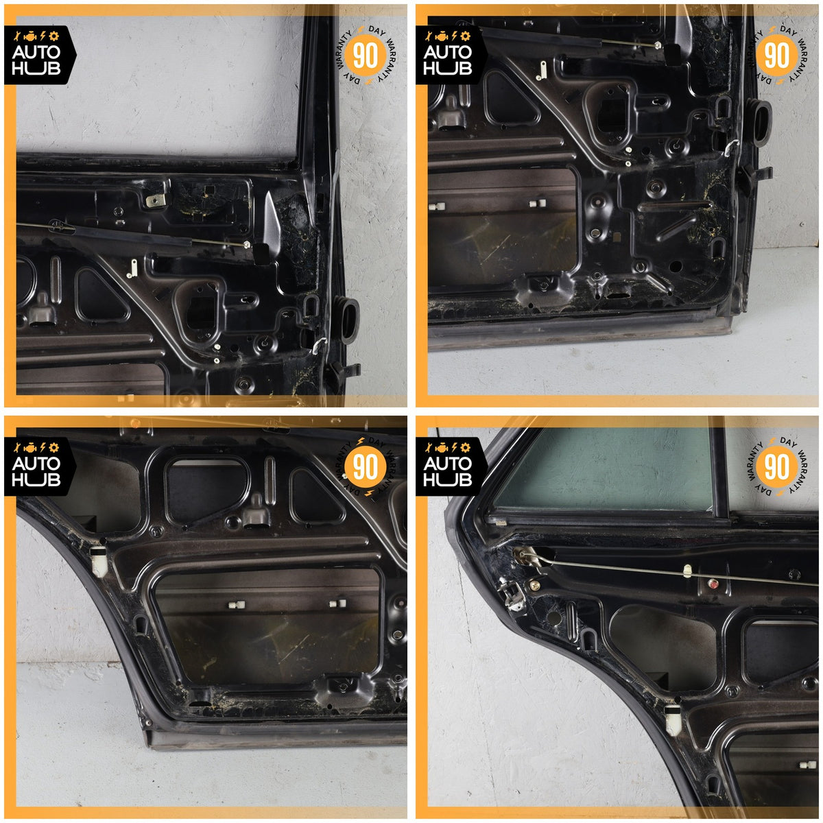 90-95 Mercedes W124 300E E320 Rear Left Side Door Shell 1247301705 OEM - photo 16