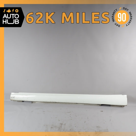 14-17 Mercedes W242 B250e Left Rocker Panel Side Skirt White OEM 62k - photo 1