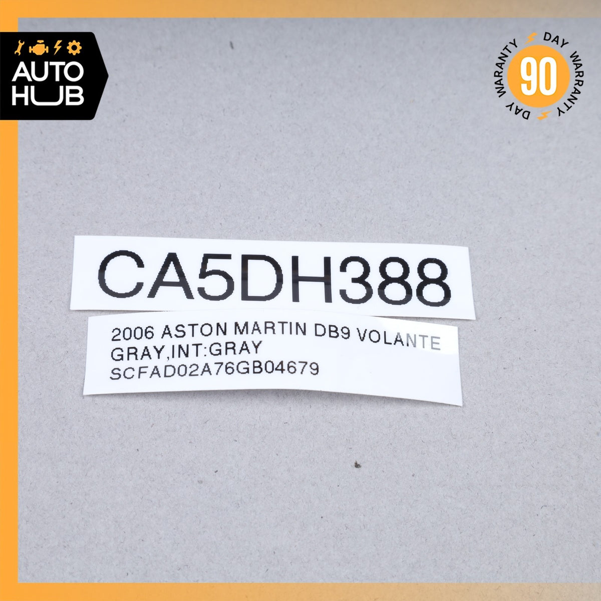 Aston Martin DB9 Vanquish Volante Rear Left Lower Seat Cushion Trim Panel OEM - photo 9
