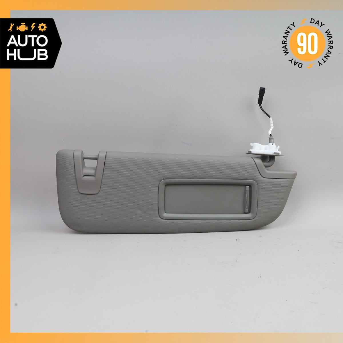10-16 Porsche Panamera 970 Right Passenger Side Sun Visor Sunvisor Gray OEM - photo 2