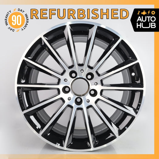Mercedes R172 SLC300 SLC43 AMG 8 x 18 18" Front Wheel Rim Polished Black OEM - photo 1