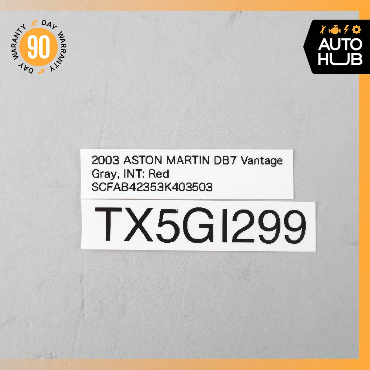 00-04 Aston Martin DB7 Vantage V12 Ionisation Misfire Detection Module OEM 35k - photo 10