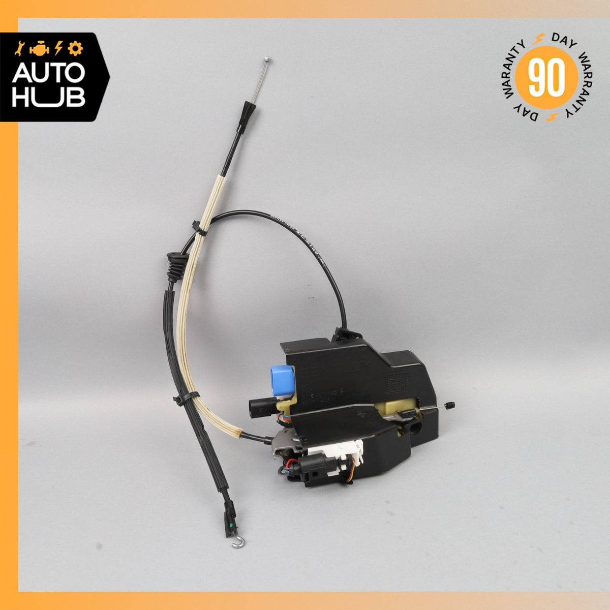03-11 Bentley Continental GT GTC Left Side Door Lock Latch 3W8837349A OEM 87k - photo 2