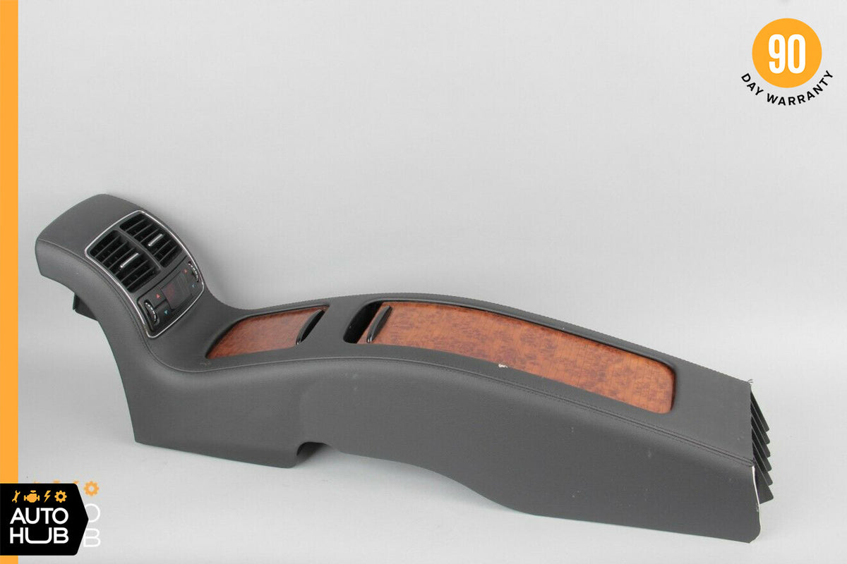 06-11 Mercedes W219 CLS550 CLS500 Rear Center Console Armrest Arm Rest Black OEM - photo 1