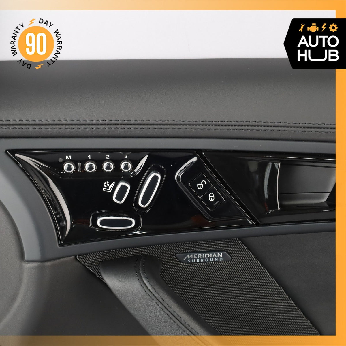 14-20 Jaguar X152 F-Type Right Side Interior Door Trim Panel Leather OEM 39k - photo 4