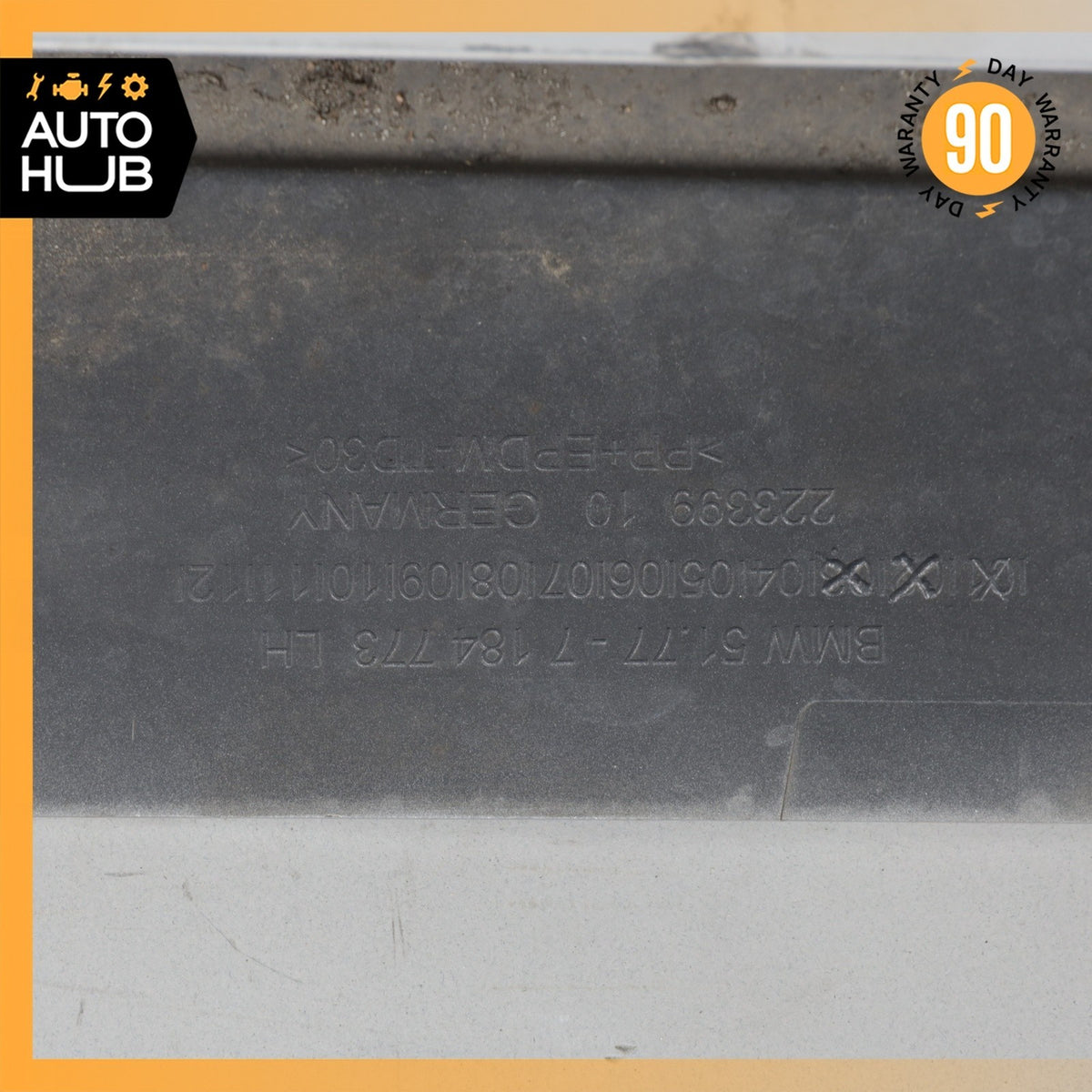 11-16 BMW F10 528i 550i Left Driver Side Rocker Panel Side Skirt Silver OEM - photo 19