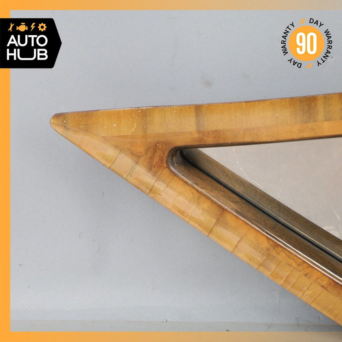 81-98 Bentley Brooklands Rear Right Quarter Vanity Glass Mirror Wood OEM - photo 4