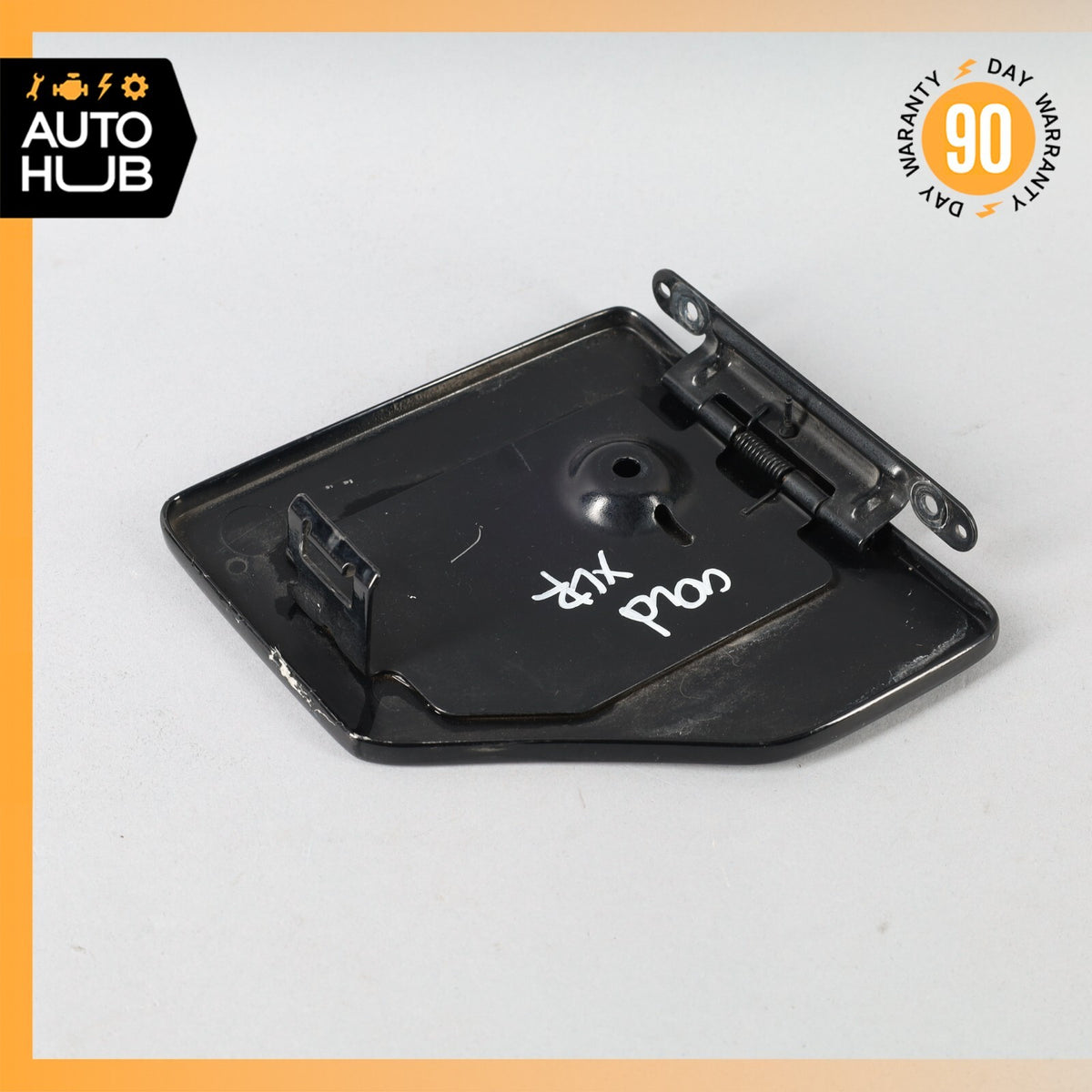 04-09 Cadillac XLR Fuel Door Lid Gas Tank Cover Black 10333885 OEM - photo 7