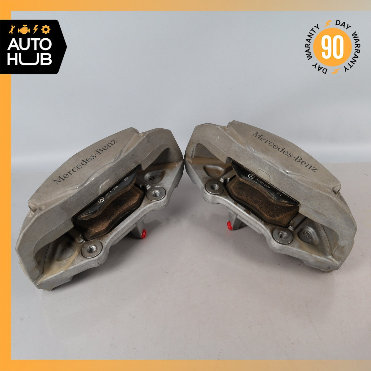15-20 Mercedes W205 C300 E350 Front Brake Calipers Set 0114219798 OEM 67k - photo 16