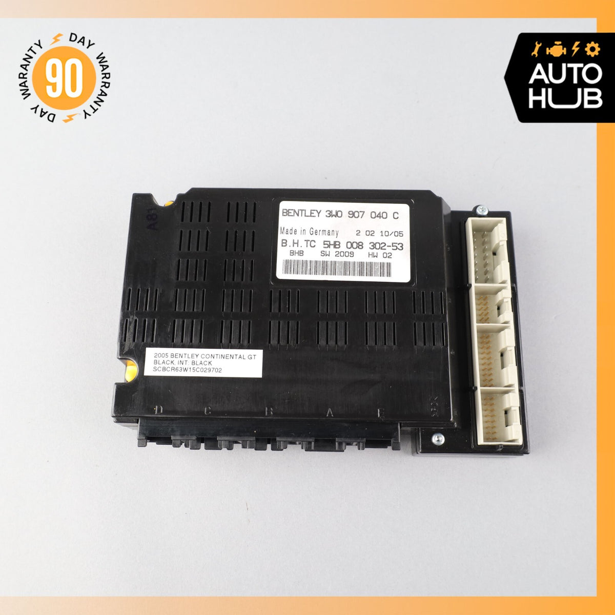 03-07 Bentley Continental GT Coupe AC A/C Heater Control Module OEM - photo 7