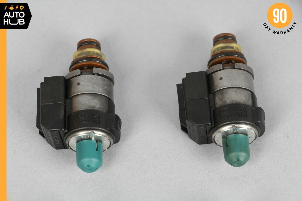 Mercedes R350 CL550 722.9 Transmission Solenoid Valve Blue & Black Caps Set of 8 - photo 3