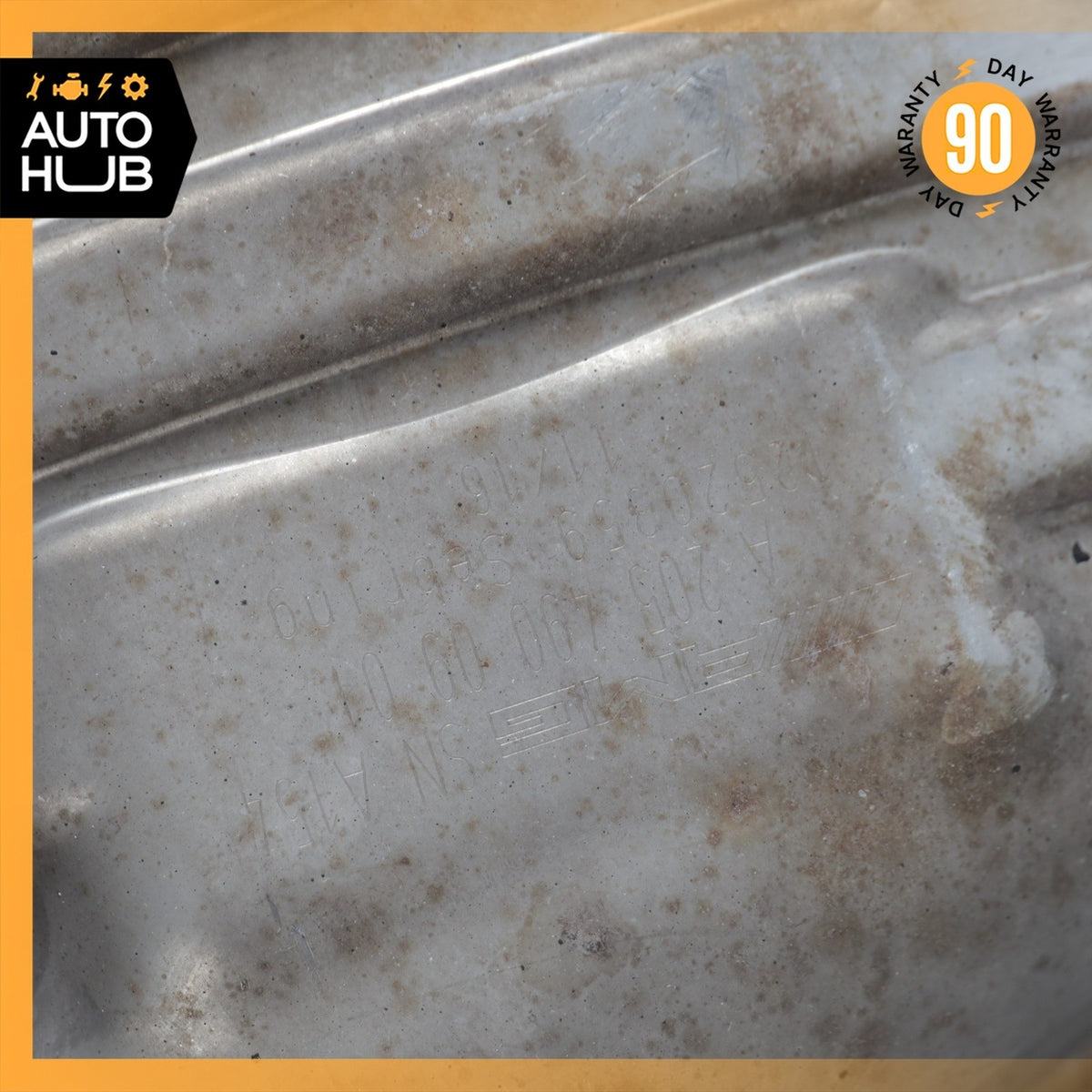 17-18 Mercedes W205 C63 AMG M177 Exhaust Muffler Mufflers w/ Valves OEM 64k - photo 23