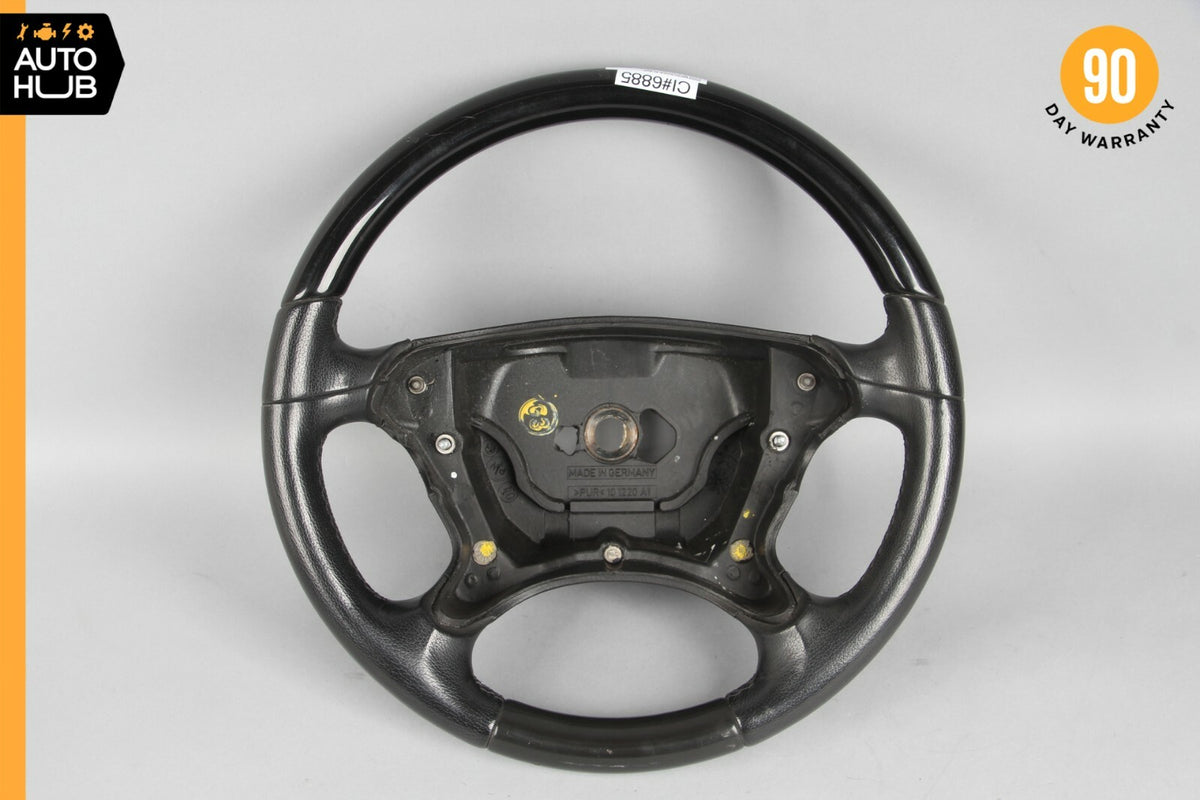 03-09 Mercedes R230 SL500 CLK320 CLK500 Steering Wheel Black 2304600603 OEM 45k - photo 1