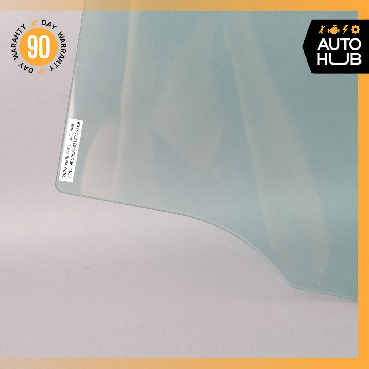 16-22 Mercedes X253 GLC300 Front Right Side Door Window Glass OEM - photo 20