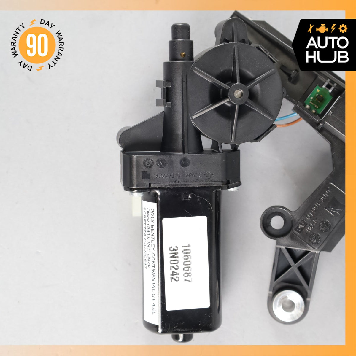Bentley Continental GT GTC Front Left Side Seat Belt Feeder Motor OEM - photo 12