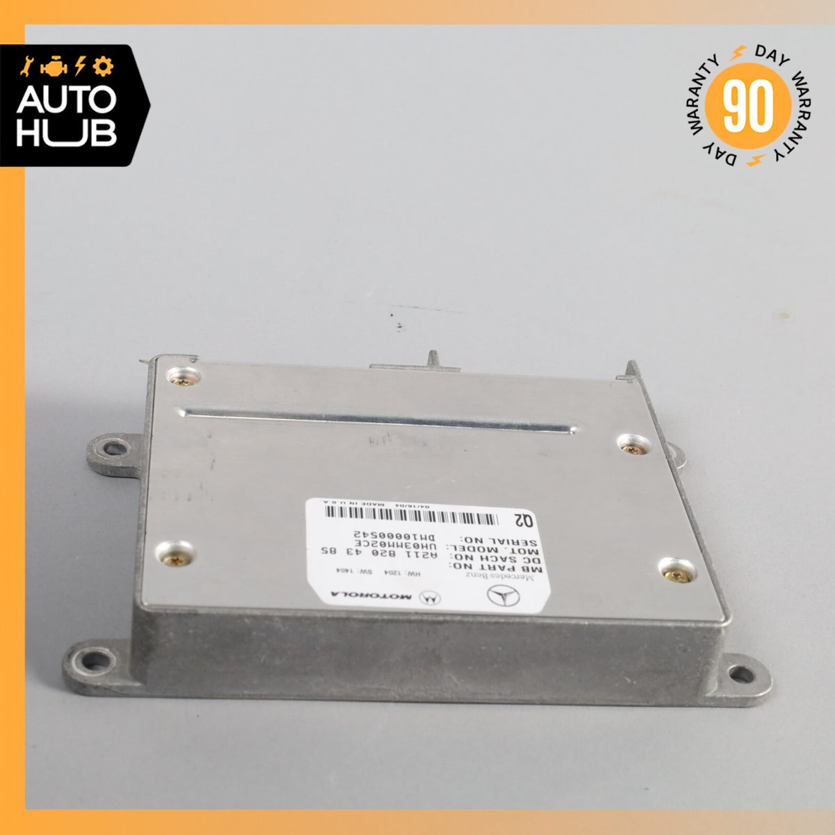 03-11 Mercedes R230 SL500 E55 AMG Motorola Bluetooth Communication Module OEM - photo 11