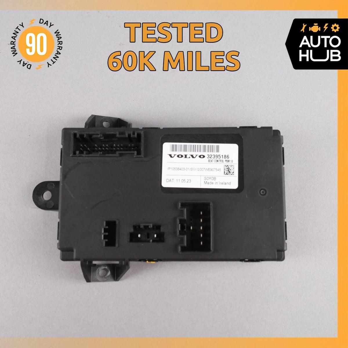 19-25 Volvo S60 Front Seat Power Control Module Unit OEM 60k - photo 1