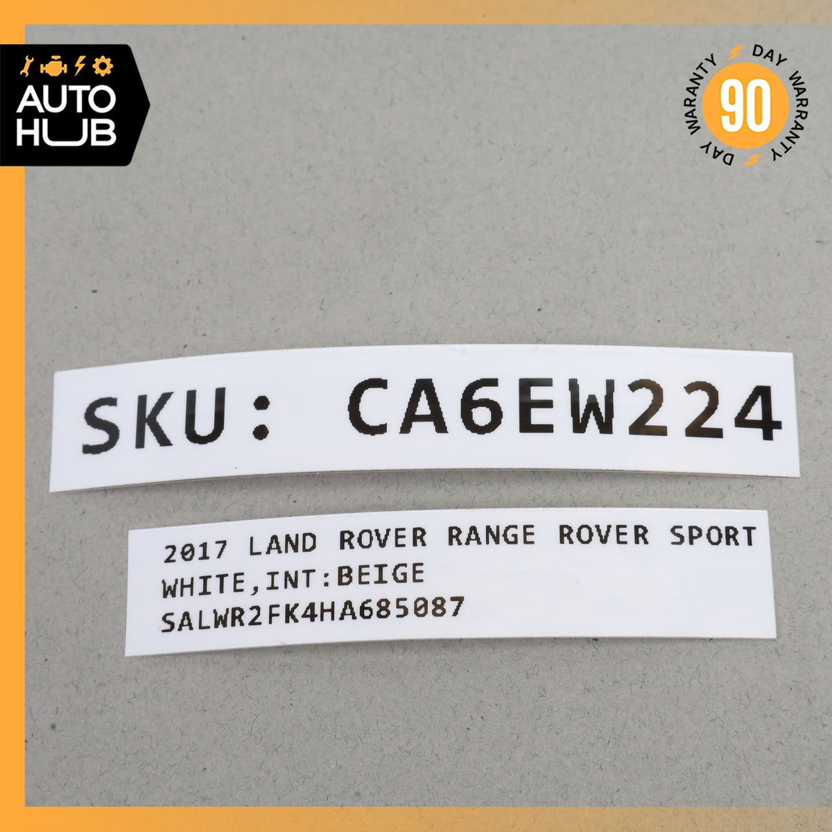 LR Range Rover L494 Keyless Entry Sensor Antenna Module AH4N15607AE OEM - photo 7