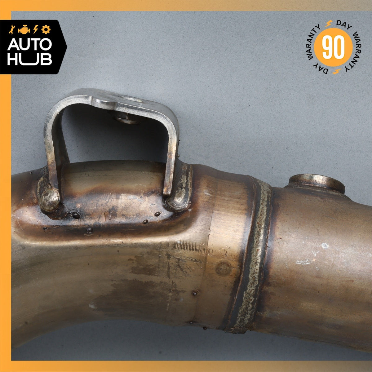Mercedes X164 GL350 CDI Engine Front Exhaust Downpipe 1644920301 OEM - photo 11