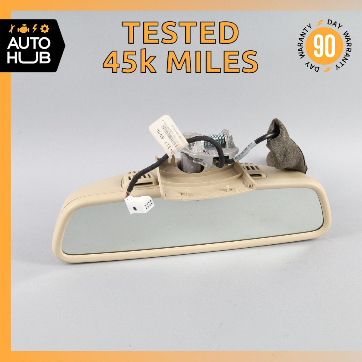 12-17 Mercedes W204 C250 C300 E350 Interior Rear View Mirror 2048104317 OEM 45k - photo 1