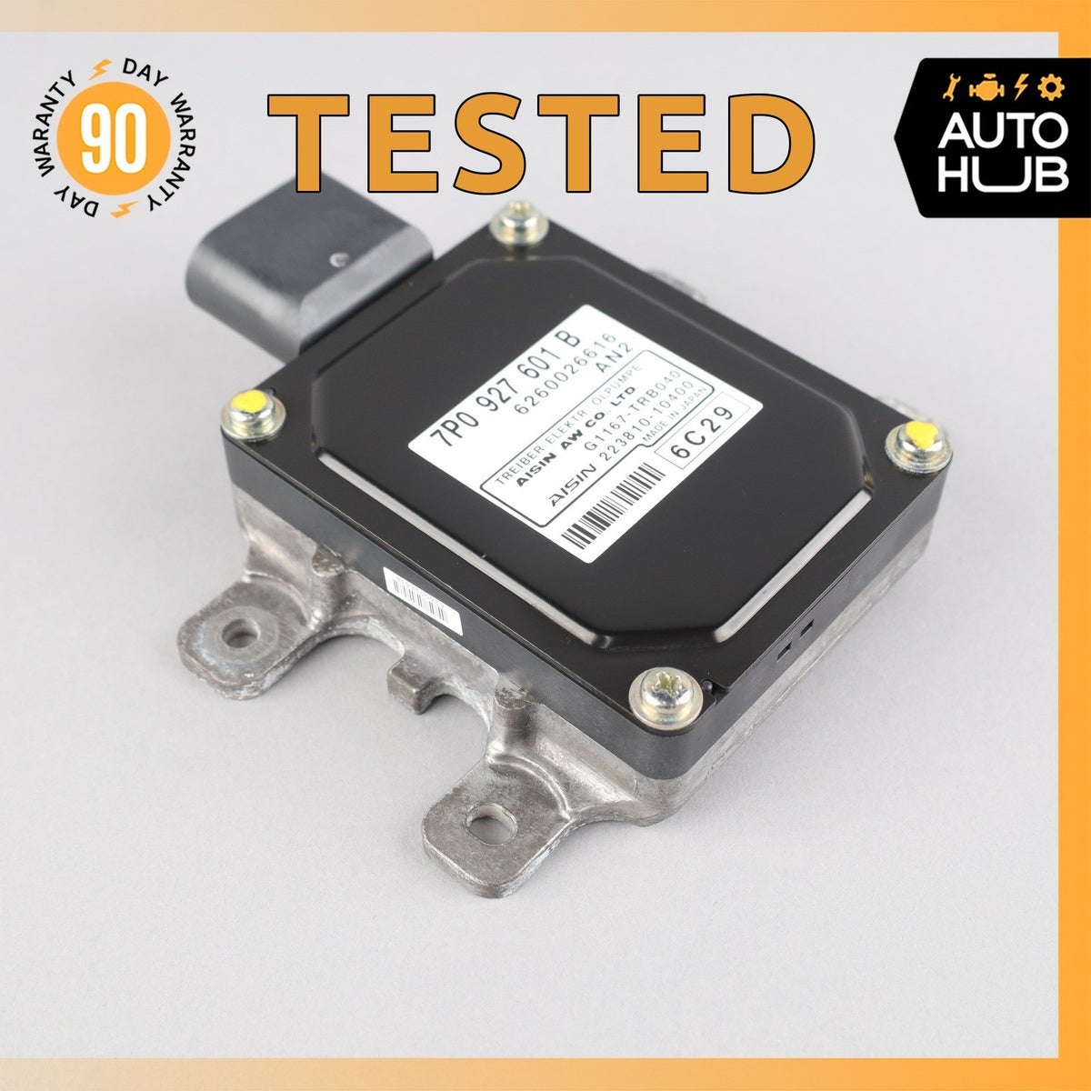 Porsche Cayenne 958 Engine Oil Pump Control Module Unit 7P0927601B OEM - photo 1