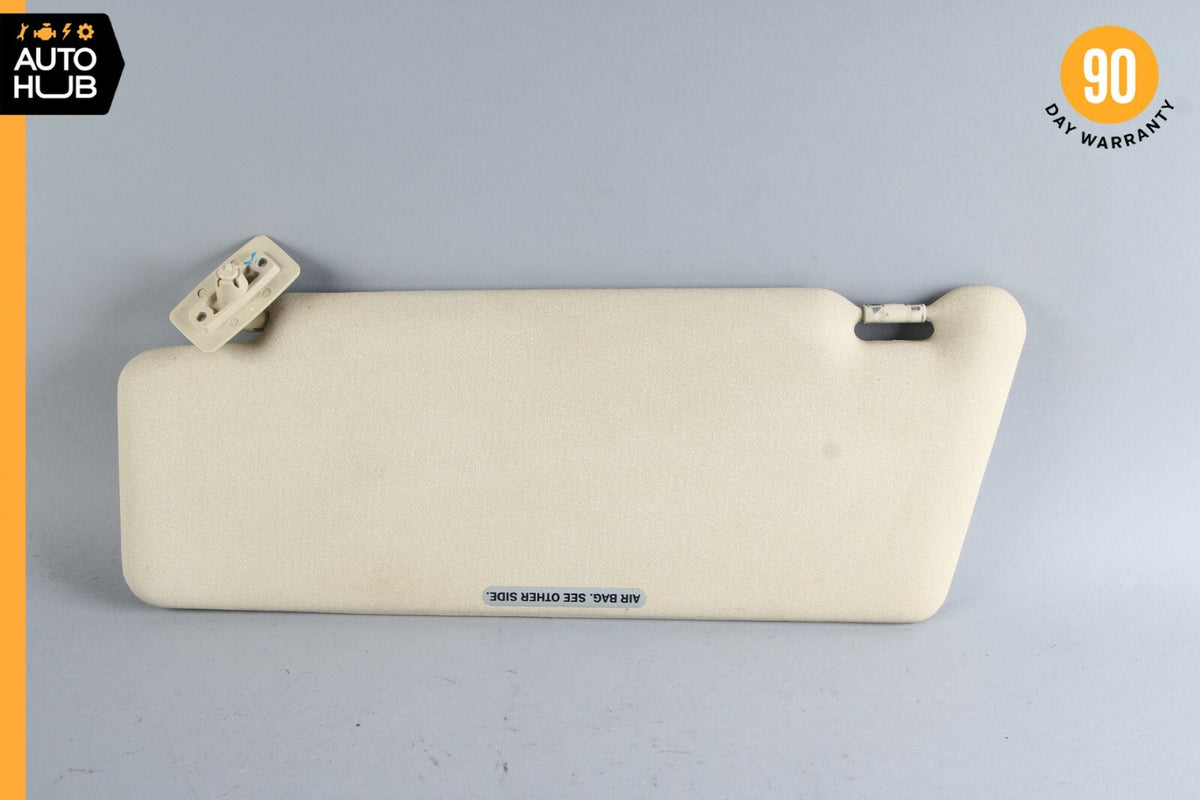 96-98 Mercedes W210 E300 E320 E430 Sunvisor Sun Visor Right Passenger Beige OEM - photo 7