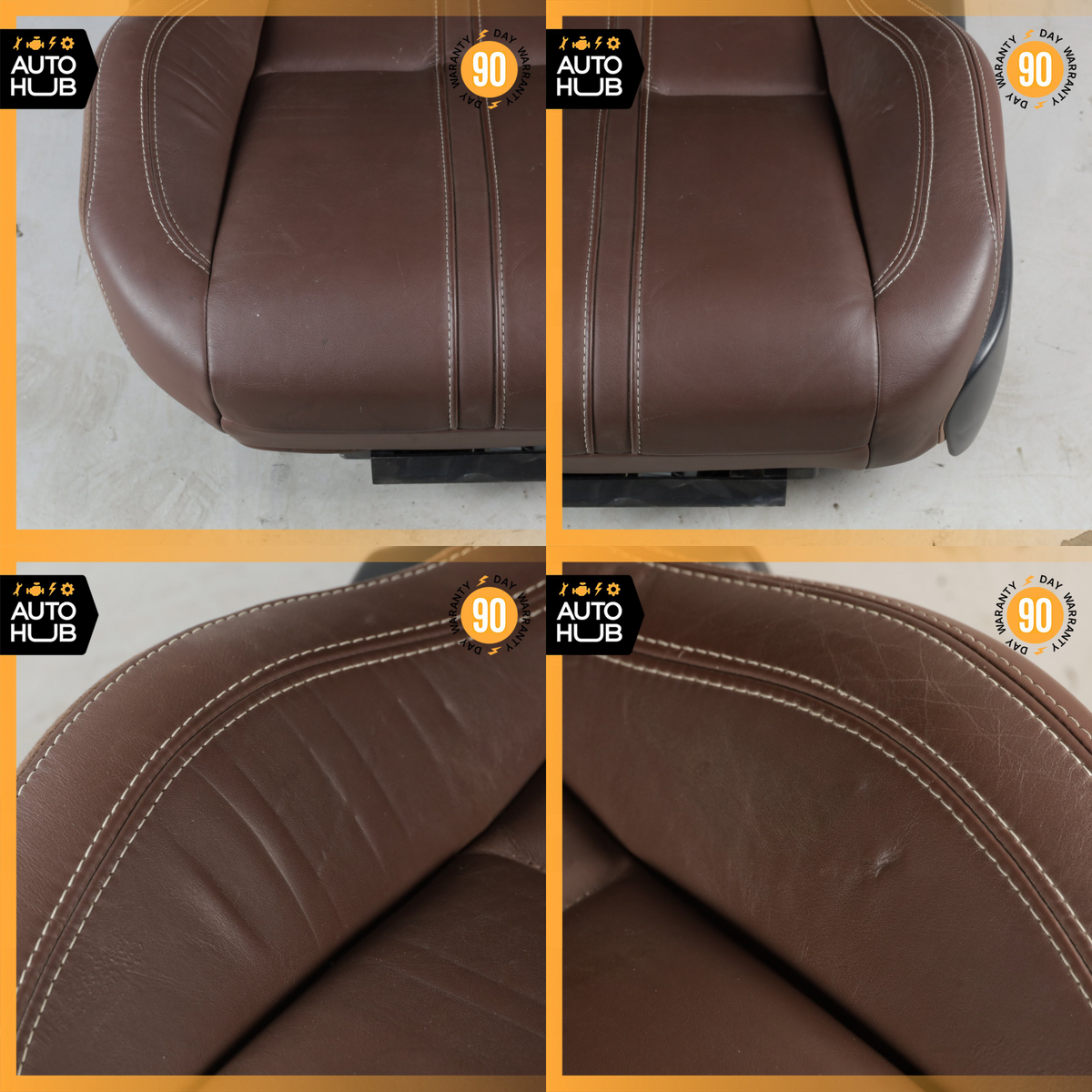 15-17 Jaguar F-Type Coupe Left Driver Side Seat Cushion Assembly Brown OEM - photo 4