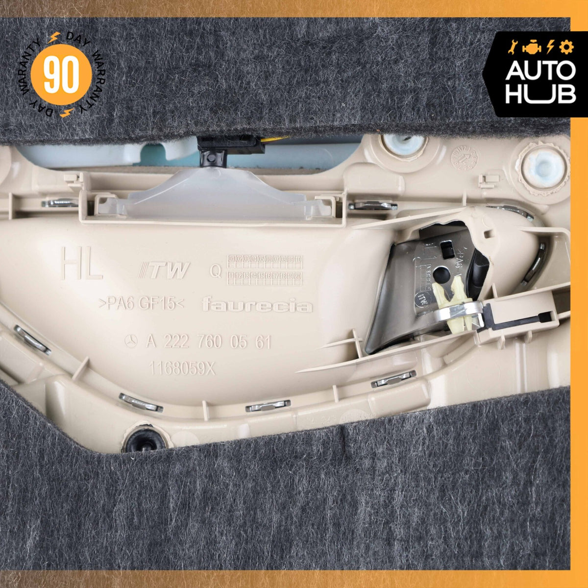 14-17 Mercedes W222 S550 S550e Rear Left Driver Side Door Panel OEM - photo 16