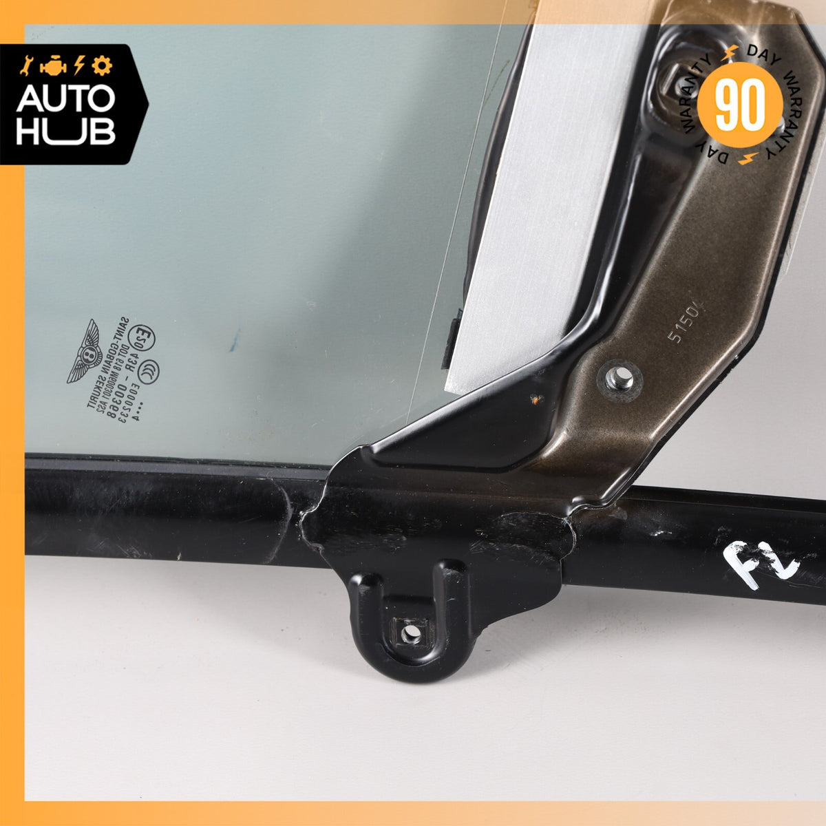 03-10 Bentley Continental GT Front Left Side Door Vent Window Glass OEM 36k - photo 15