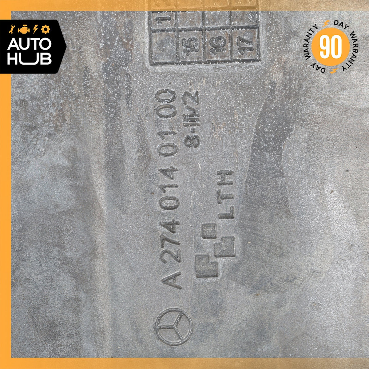 15-19 Mercedes W213 E300 C300 RWD M274 Engine Motor Upper Oil Pan 2740140100 OEM - photo 4