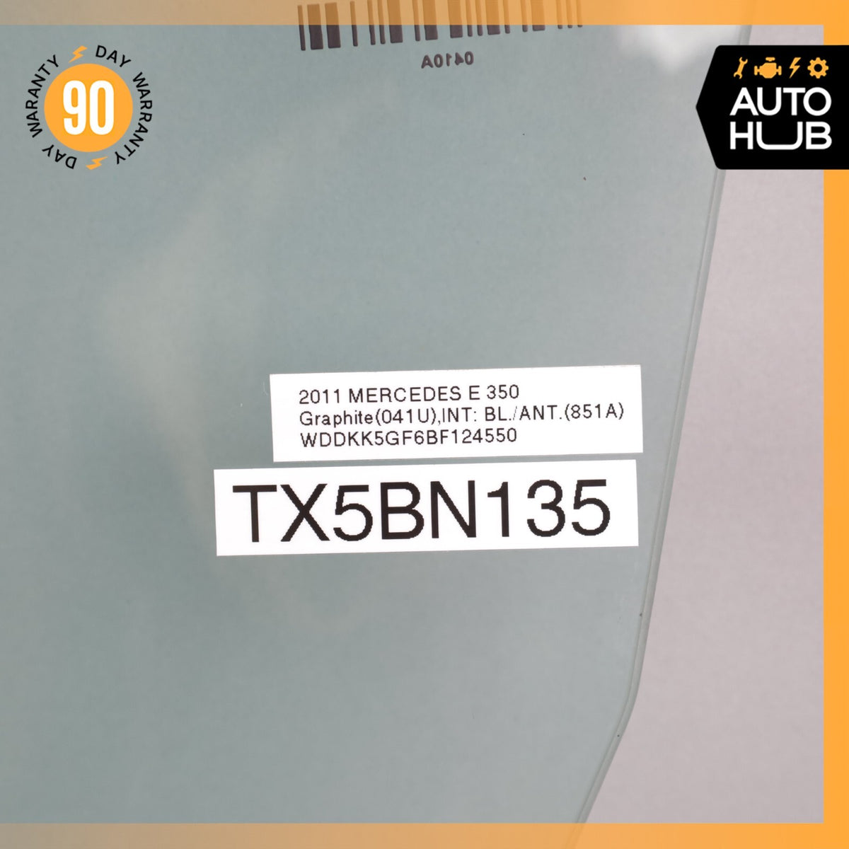 11-17 Mercedes W207 E350 Convertible Door Window Glass Front Right Side OEM - photo 16