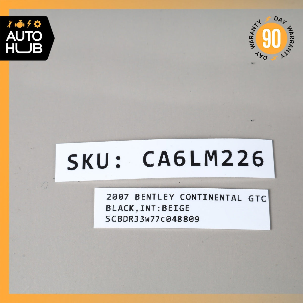 2007 Bentley Continental GTC GT 6.0L W12 Engine Control Module ECU OEM 40k - photo 10