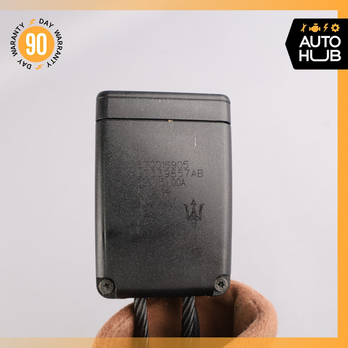 14-22 Maserati Quattroporte M156 Front Left Driver Side Seat Belt Buckle OEM 46k - photo 9