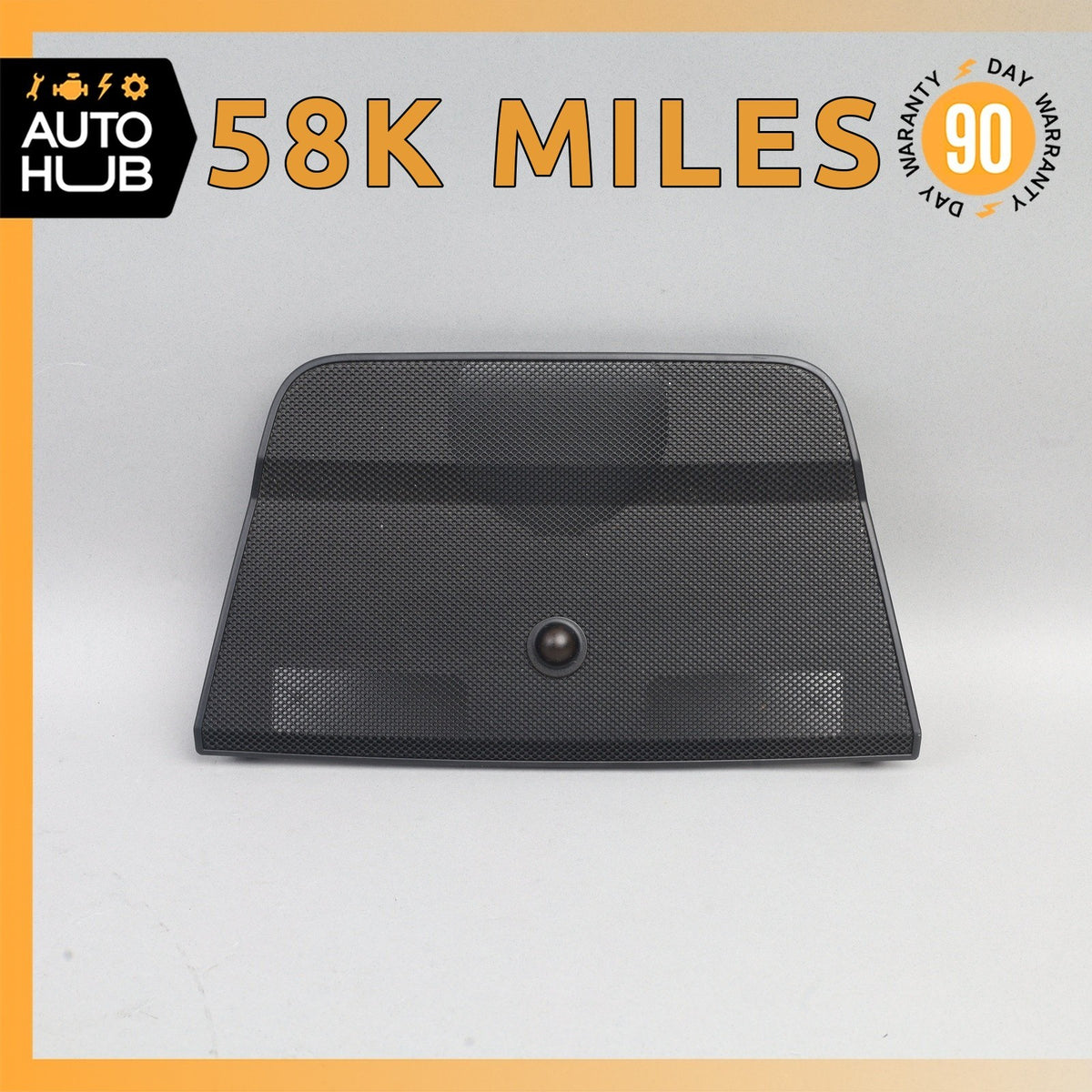 10-17 Mercedes W207 E400 E550 Dashboard Dash Grille Speaker Cover Black OEM - photo 1
