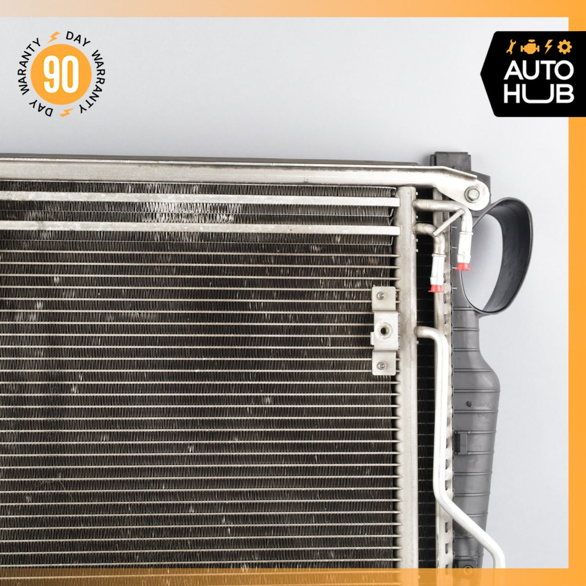 03-06 Mercedes R230 SL500 Cooling Radiator A/C Condensor Oil Cooler OEM - photo 9
